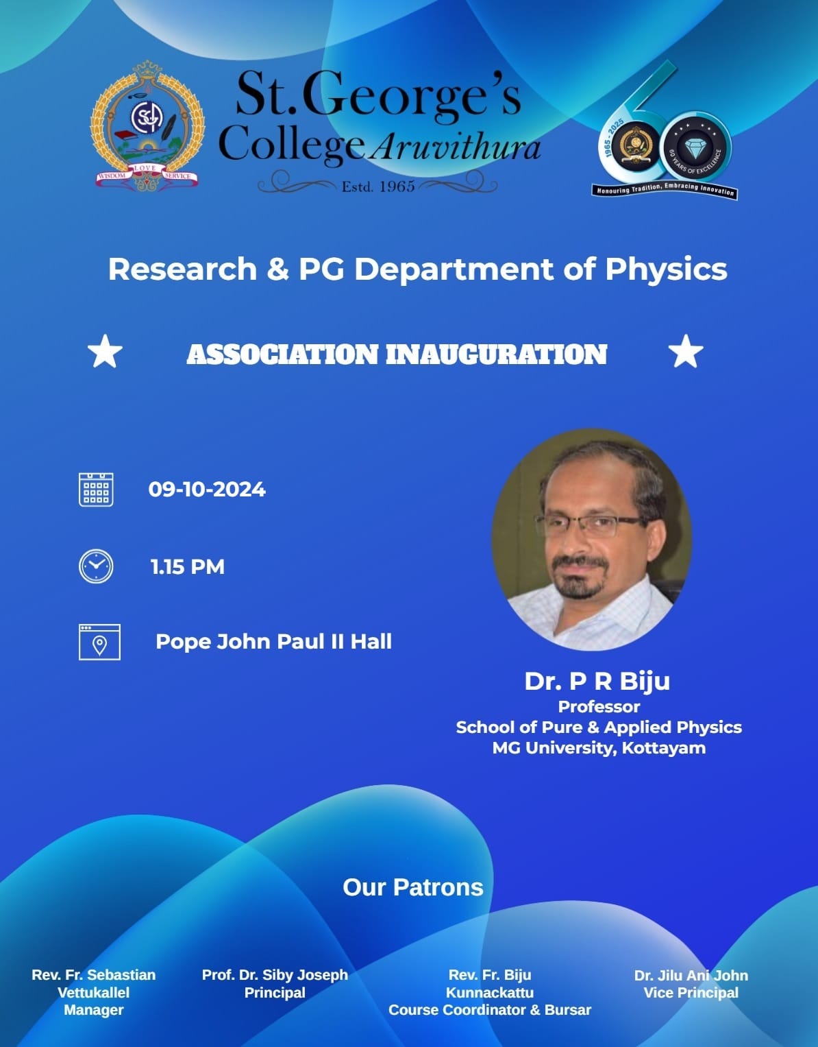 Association Inauguration: Department of Physics